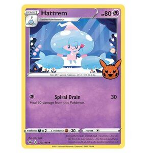 Hattrem Pokémon Card -  #072/198 - Serene Psychic Type